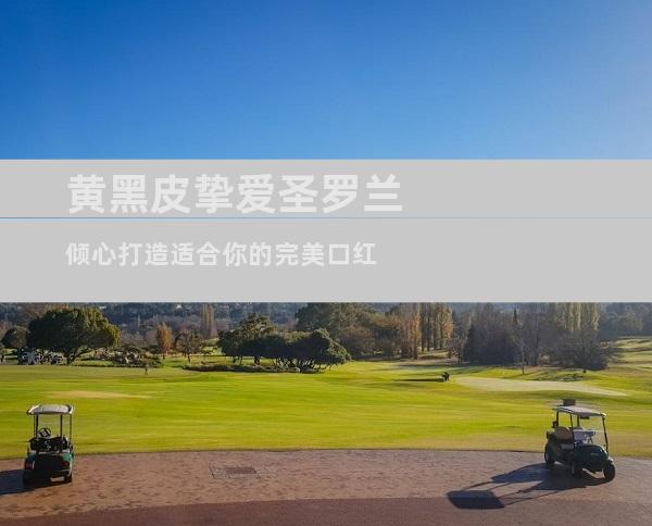 黄黑皮挚爱圣罗兰倾心打造适合你的完美口红